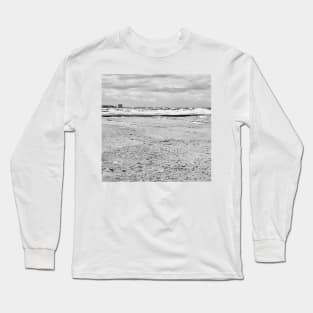 Beach dreamy black and white Long Sleeve T-Shirt